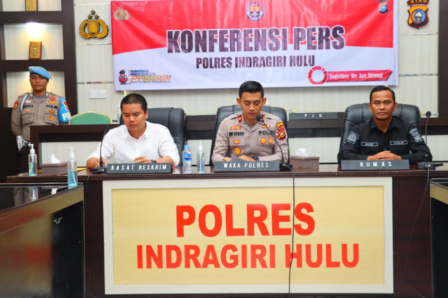 Ungkap Perkara Kasus Pencabulan Dibawah Umur Saat Konferensi Pers, Polres Inhu Akan Bentuk Satgas PPA