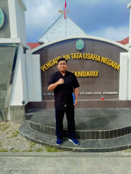 Tergugat Dugaan SKPI Aspal Milik Bupati Rohil Mangkir Sidang Pertama PTUN Pekanbaru