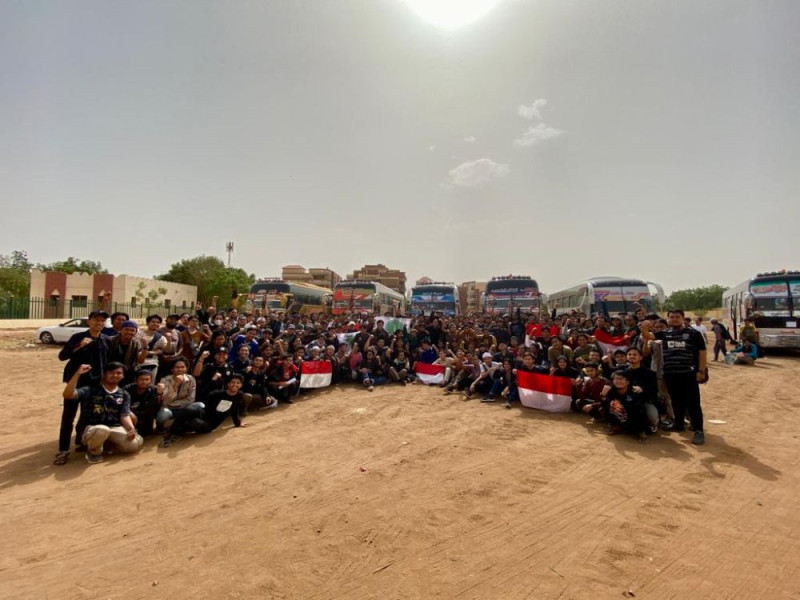 128 Mahasiswa Riau di Sudan Mulai Dievakuasi
