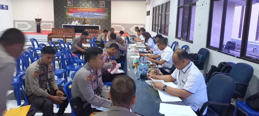 Pembukaan Kegiatan Wasrik Itwasda Polda Riau Tahap II Tahun 2023 Di Polres Bengkalis