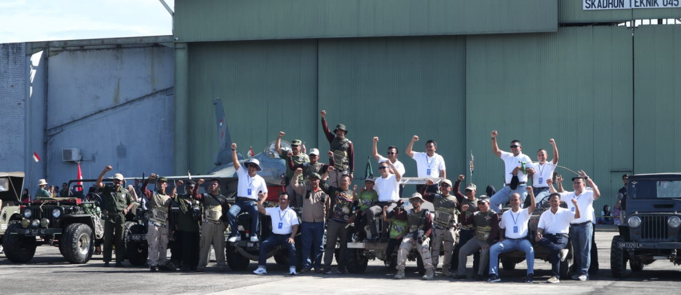 Riau American Jeep Turut Serta Meramaikan Acara Roesmin Nurjadin Open Base 2023