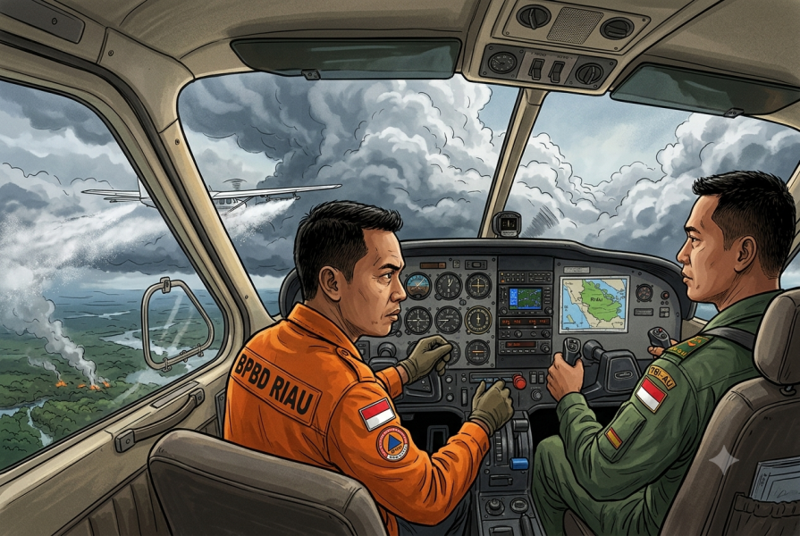 OMC di Riau Masuk Hari ke-21, Sebanyak 26.000 Kilogram Garam Sudah Disemai