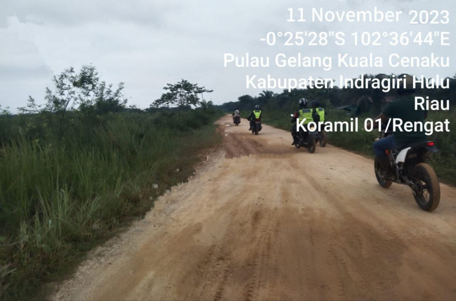 Babinsa Koramil 01/Rengat Gencar Patroli dan Sosialisasi Karhutla di Wilayah Binaan.