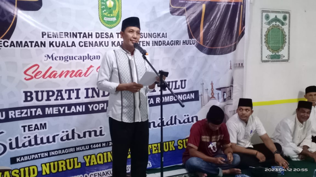Malam Ke-22, Pemkab Inhu Kembali Melaksanakan Safari Ramadhan di Kecamatan Kuala Cenaku