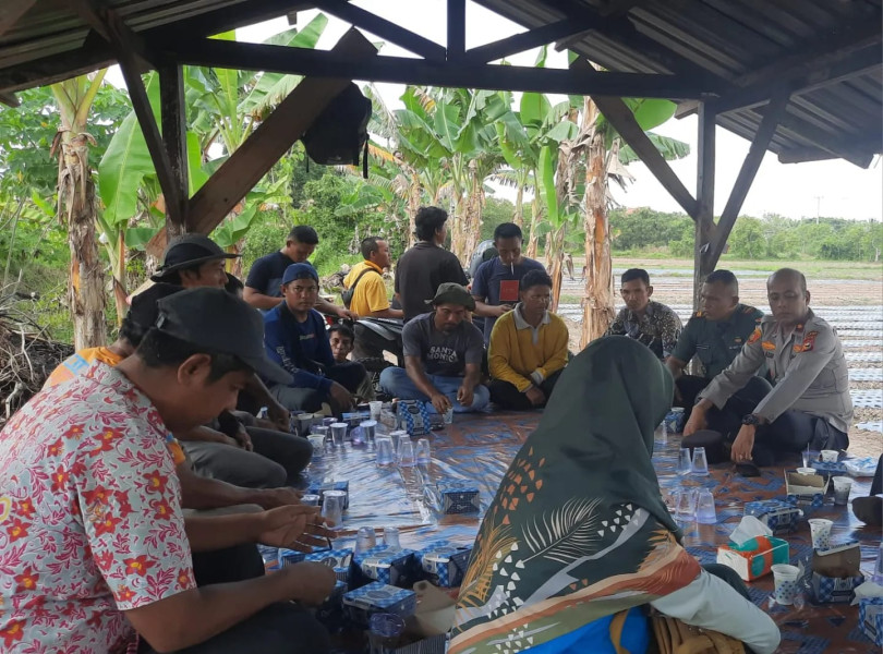 Jajaran Polsek Siak Mengunjungi Pondok Kelompok Tani Maju Sempurna