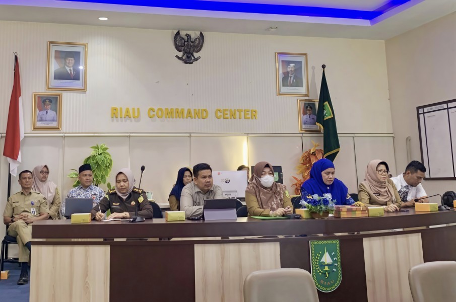 Kendalikan Harga Pangan, Pemprov Riau Simak Arahan Kemendagri dalam Rakor Inflasi