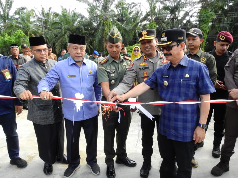 Kabupaten Aceh Tamiang Resmi Miliki Lapangan Tembak Pistol