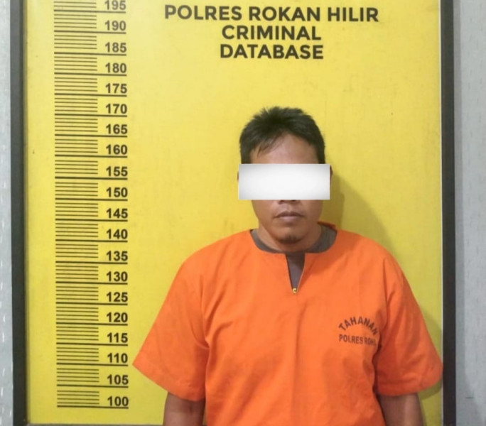 Sat Resnarkoba Polres Rohil Gerebek Sebuah Rumah di Bagan Jawa, Pria Ini Terciduk
