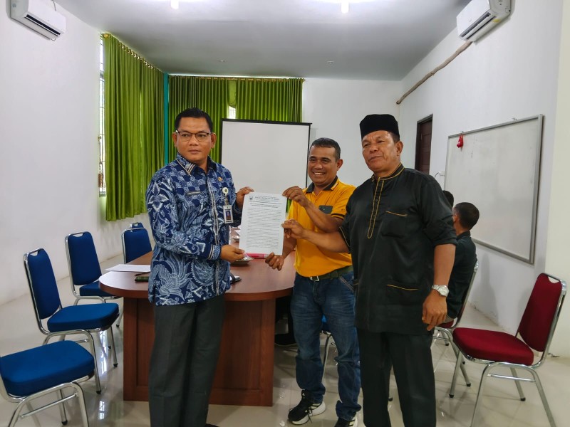 Tolak Land Application PT KSM, Aliansi Teluk Aur Sampaikan Tuntutan ke DLH Rohul