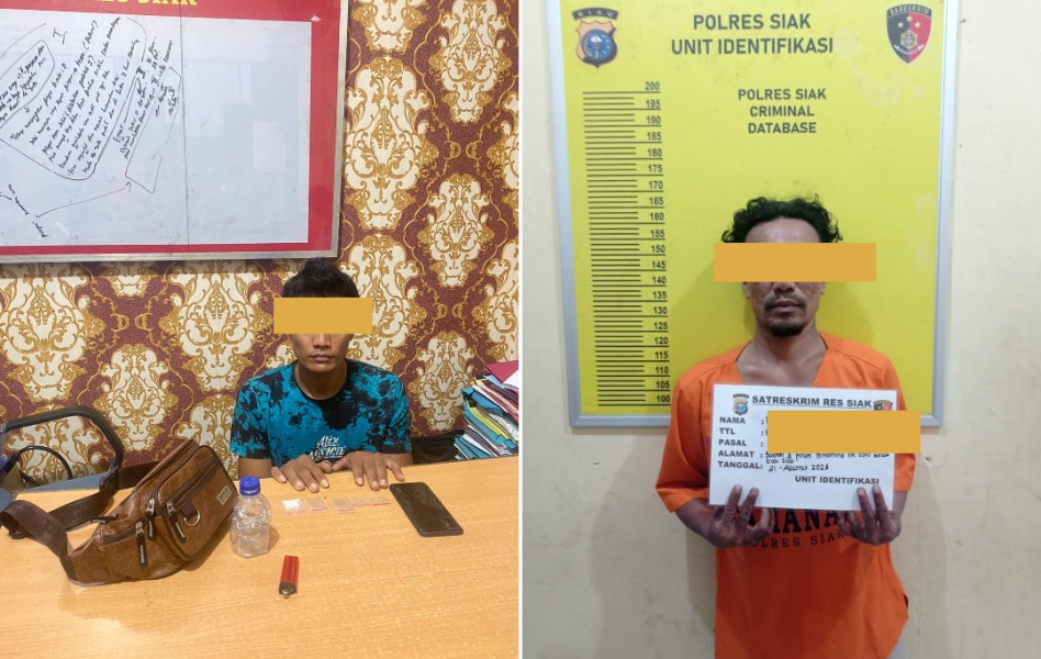 Satreskrim Polres Siak Ungkap dan Tangkap Penadah dan Residivis Pelaku Curat yang Meresahkan Warga Siak
