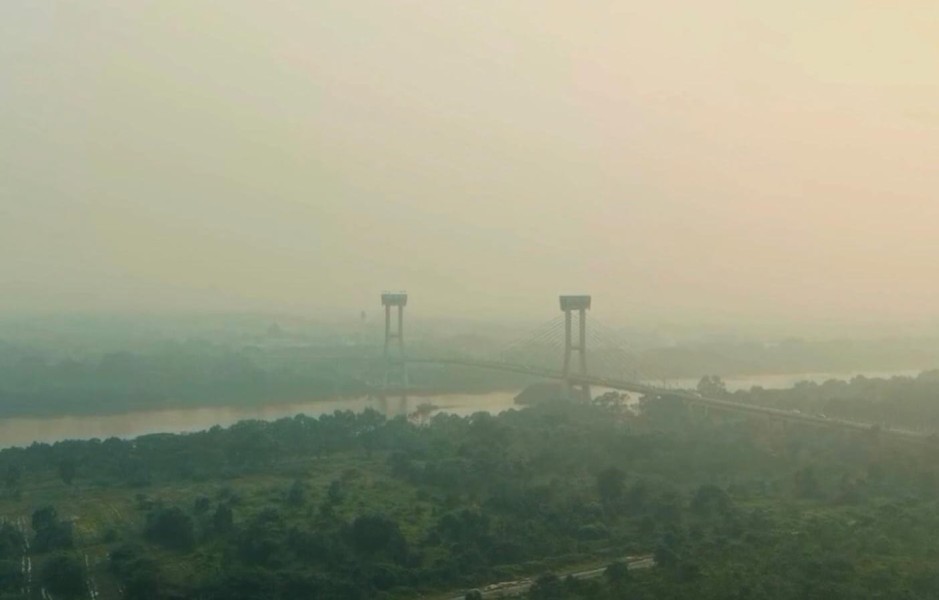 BPBD Sebut Titik Api Nihil, Namun Siak Tetap Diselimuti Kabut Asap