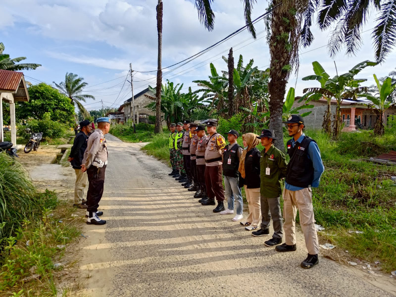 OMB Polsek Bagan Sinembah Pengamanan Kampanye Dialogis di Jalan Kolam