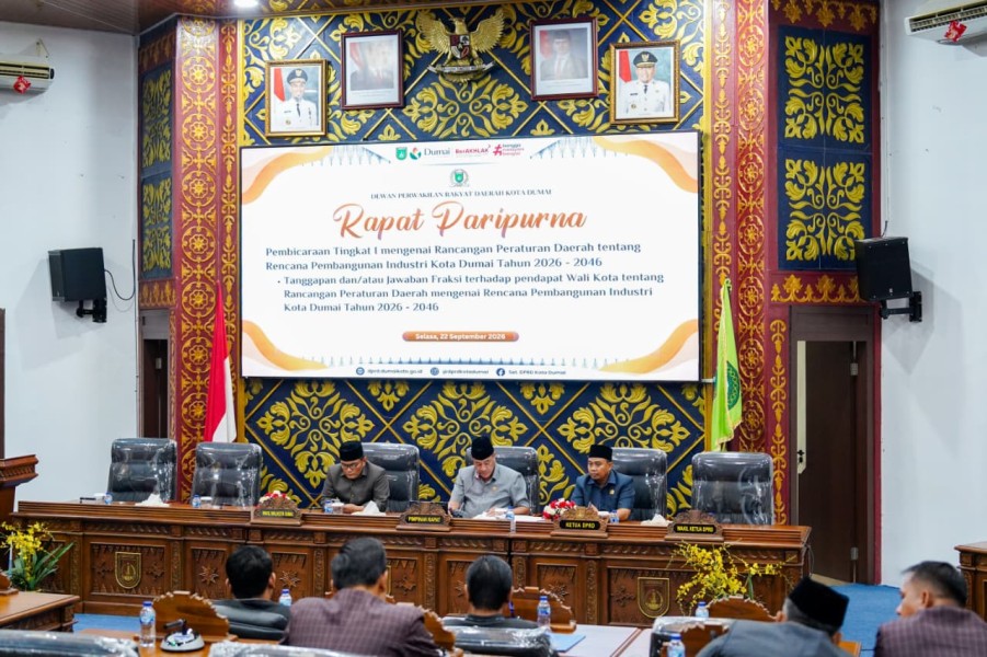 DPRD Dumai Dorong Rencana Pembangunan Industri 2026-2046 Lebih Inklusif dan Berkelanjutan