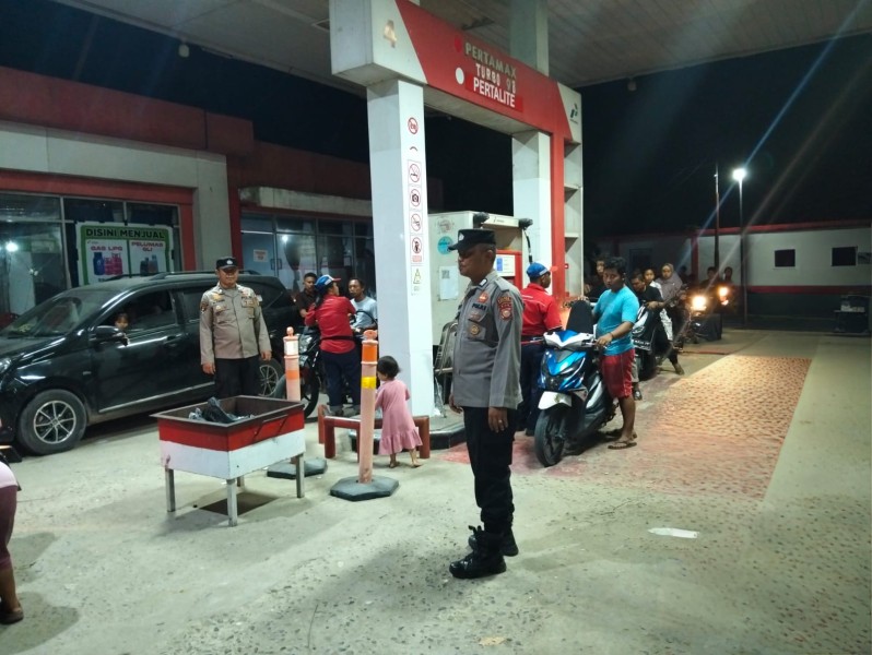 Polsek Pujud Tingkatkan Patroli Malam, Sasar C3 dan Gangguan Kamtibmas