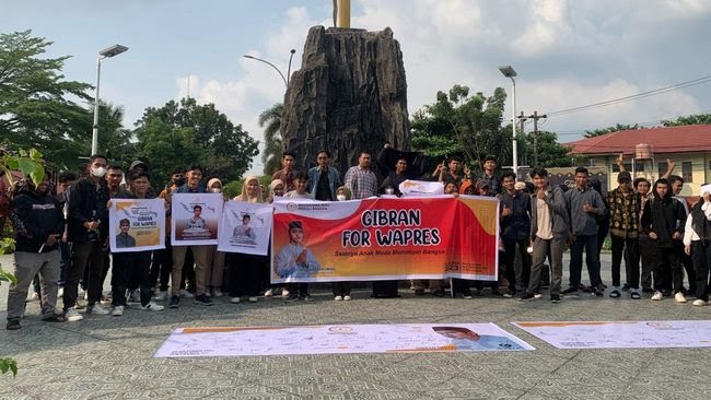 Mahasiswa Riau Peduli Bangsa Buat Petisi Dukung Gibran Jadi Cawapres 2024
