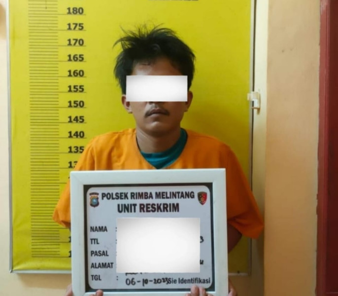 Curi Barang Barang di Kedai, Residivis Ditangkap Polsek Rimba Melintang