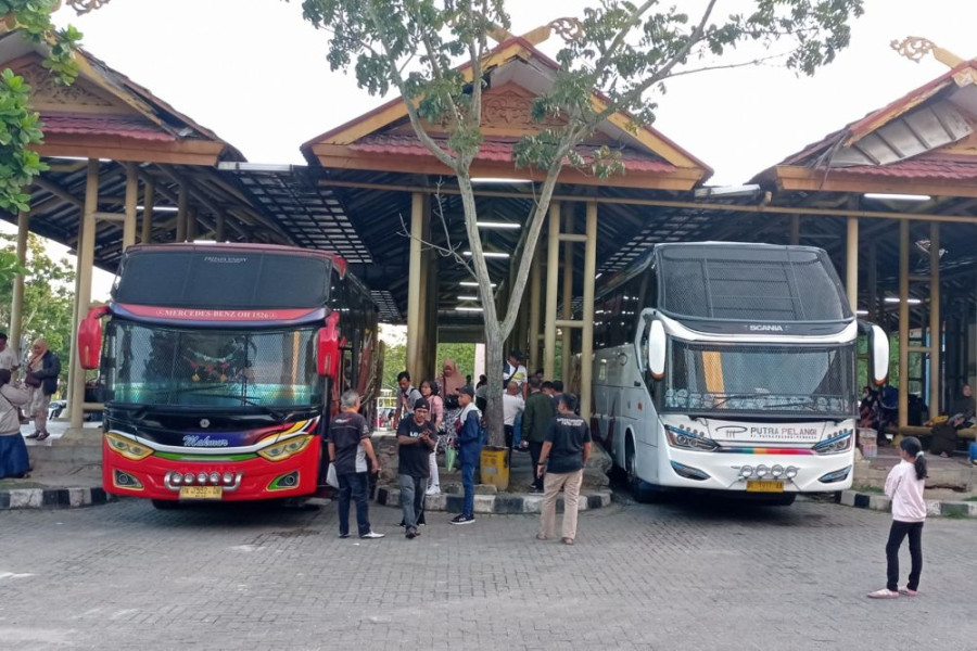 Jumlah Penumpang Mudik Lebaran di Terminal AKAP Pekanbaru Mulai Naik