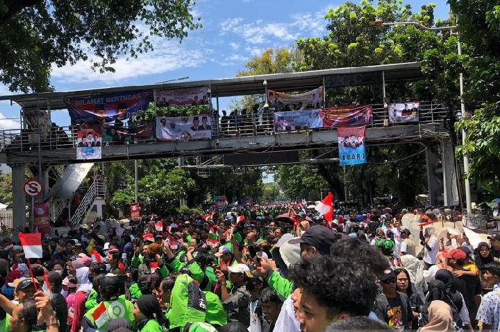 Ribuan Driver Ojol Ramaikan Pelantikan Presiden, Berharap Lebih Sejahtera di Era Prabowo