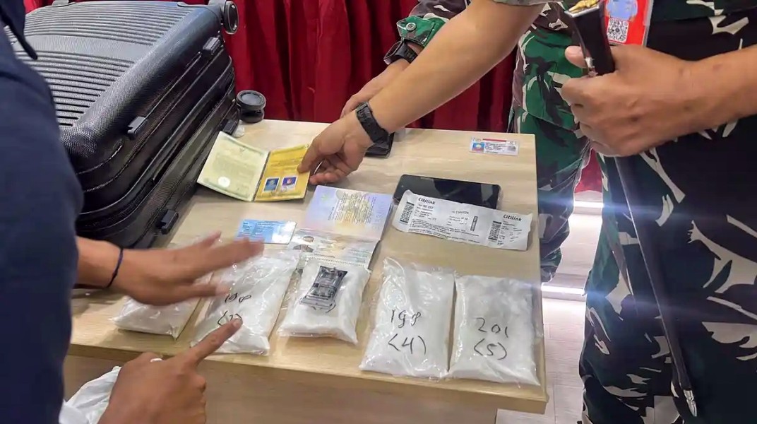 Penyelundupan 11,1 Kg Sabu Digagalkan di Bandara Pekanbaru Selama 2026, Teranyar Petugas Sita 1 Kg