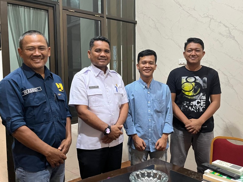 Perwakilan Zulfahrianto,Se Temui Kadis PUPR Tindak Lanjut Kunker Bupati Rohul di Desa Sontang