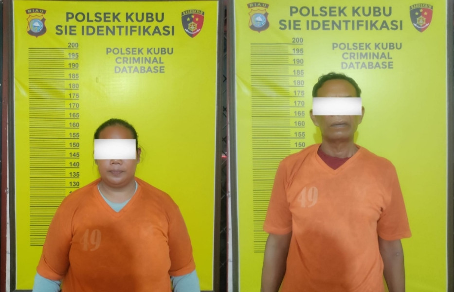 Terima Gadai Sepeda Motor Hasil Penggelapan, 1 Laki laki dan 1 Perempuan  Ditangkap Polsek Kubu