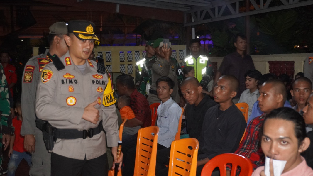 Kapolres Bengkalis Laksanakan Patroli Gabungan Dalam Amankan Natal di Wilayah Bengkalis