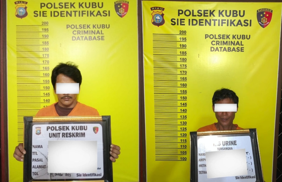 Kembangkan Kasus Sabu di Pulau Halang, Polsek Kubu Gerebek Rumah dan Ringkus 2 Tersangka Susulan