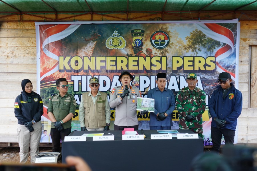 Tersangka Karhutla 85 Hektare di Di Meranti Ditangkap, Sempat Ditegur Kepala Desa