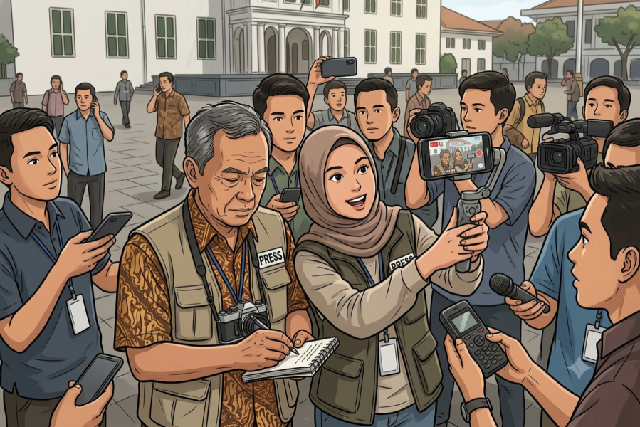 Pemred Tribun Pekanbaru Erwin Ardian Soroti Disrupsi Digital Industri Pers