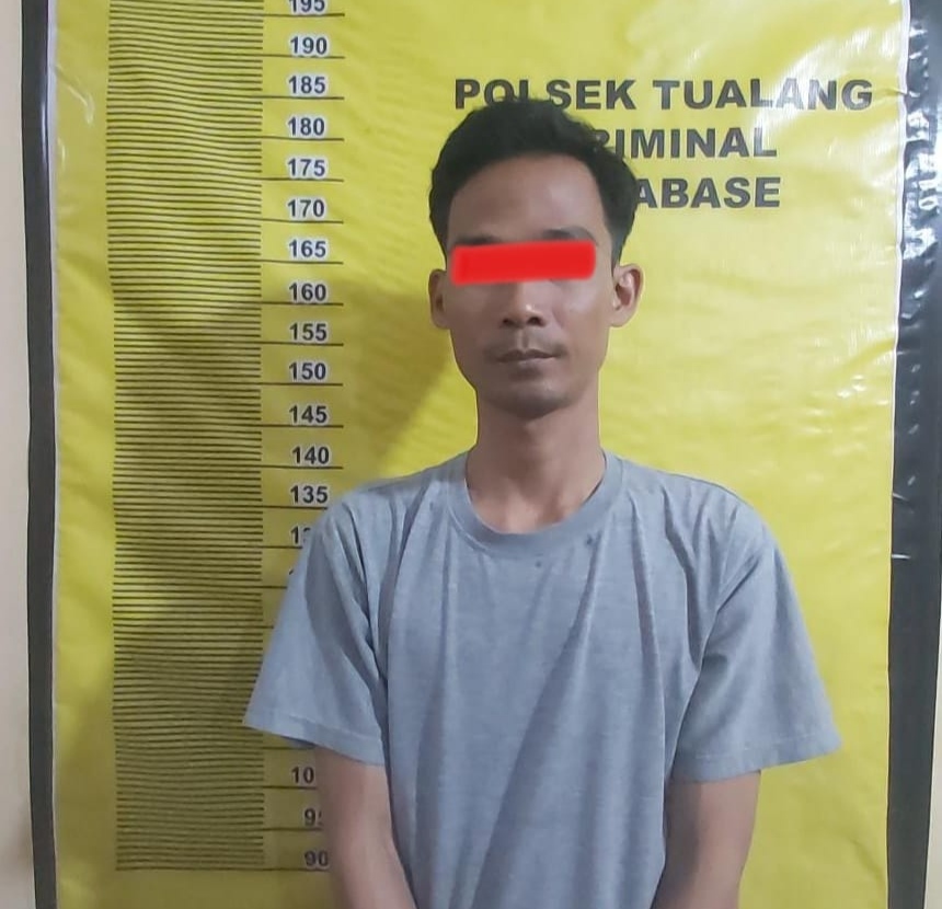 Pelaku Penggelepan Uang Penjualan Kartu Perdana Diamankan Tim Opsnal Polsek Tualang