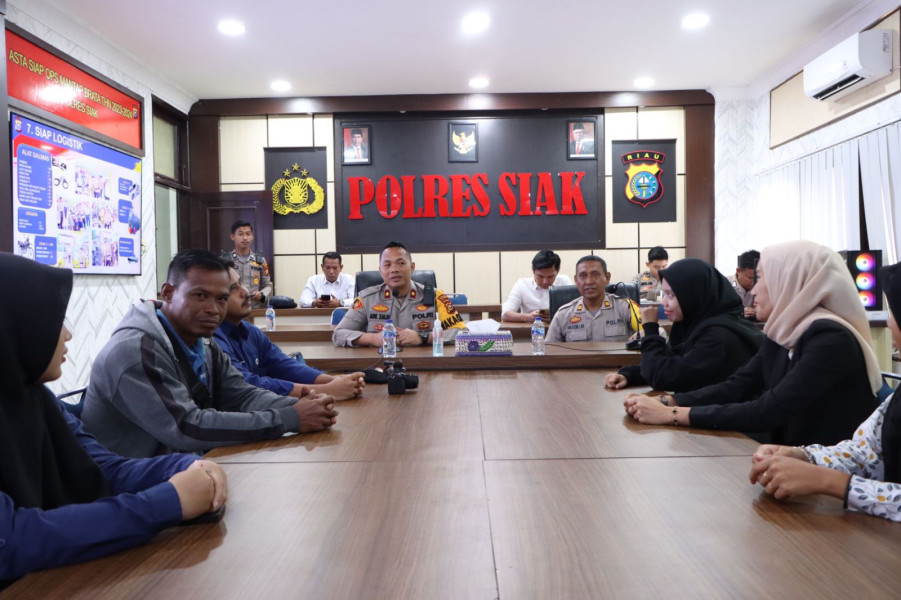 Polres Siak Gelar Sosialisasi Lombaan Karya jurnalistik Polda Riau