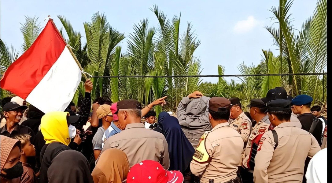 Aksi Massa Kembali Memanas Di Panipahan, Warga Tuntut Kepastian Hukum Terduga Bandar