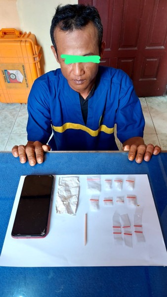 Tim Unit Reskrim Polsek Lubuk Dalam Amankan 1 Orang Pelaku Penyalahgunaan Narkotika Jenis Shabu-Shabu