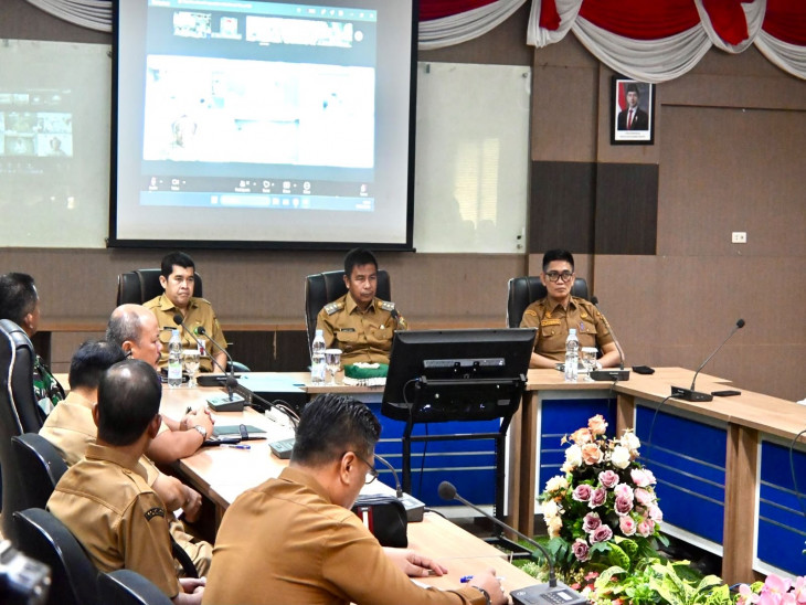 Bupati Kampar Ikuti Rakor Pengendalian Inflasi, Perkuat Stabilitas Harga dan Pertumbuhan Ekonomi Daerah