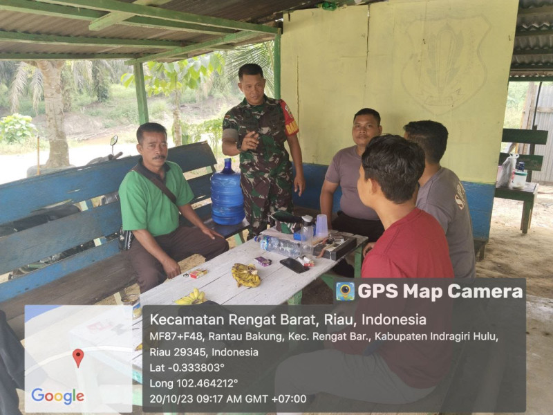 Dengan Interaksi dan Kekompakan Babinsa Pererat Silaturahmi Dengan Mitra Karib
