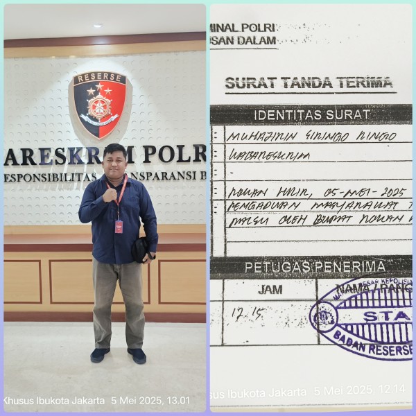 Bupati Rohil Resmi Dilaporkan ke Mabes Polri atas Dugaan Penggunaan Ijazah Palsu