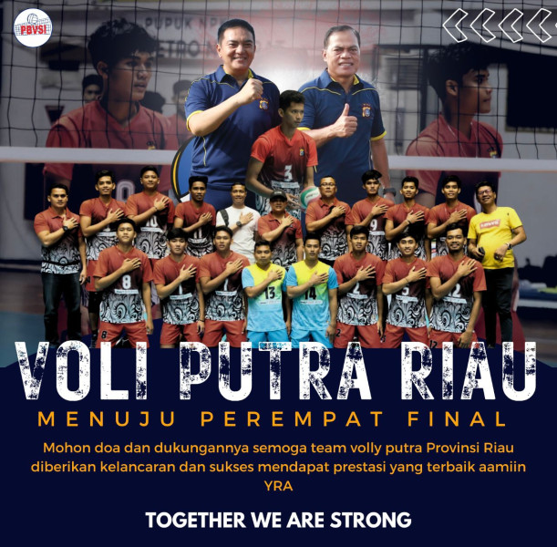 Turnamen Kapolri Cup 2023, Tim Voli Putra Riau Masuk Delapan Besar