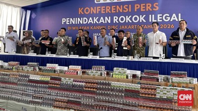 Bea Cukai Sita 10,78 Juta Batang Rokok Ilegal, Rugikan Negara Rp8 M
