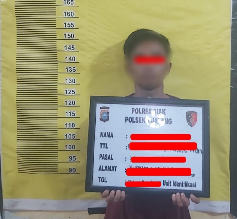 Bongkar Kedai Warung, 1 Pelaku Berhasil Diamankan Tim Opsnal Polsek Tualang, 2 Pelaku DPO