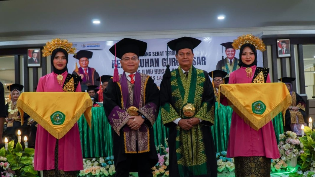 Meniti Jejak Harapan Menuju Kejayaan, Prof. Dr. Ardiansah Dikukuhkan sebagai Guru Besar Hukum Konstitusi di UNILAK