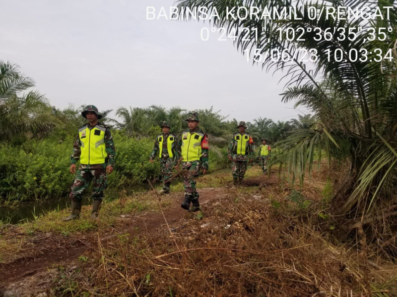 Secara Rutin Melaksanakan Patroli dan Sosialisasi Untuk Hindari dan Cegah Karhutla