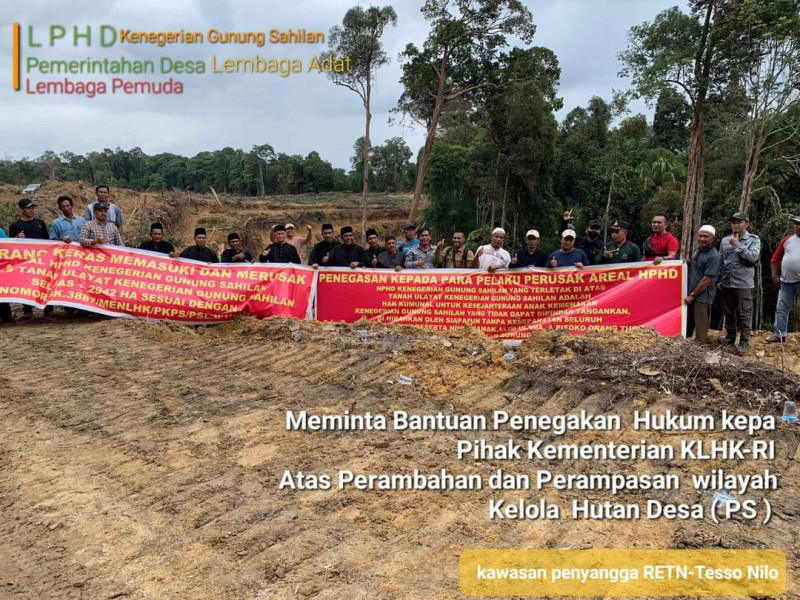 Kondisi Hutan Desa Sangat Memprihatinkan, KNPI Riau Meminta Gakkum LHK Pusat Turun ke Gunung Sahilan Kampar