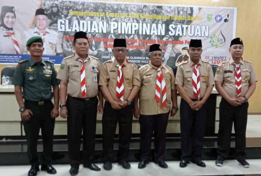 Pengembangan Kapasitas SDM  Kepramukaan Tingkat Daerah Lewat 'GLADIAN PIMPINAN SATUAN'