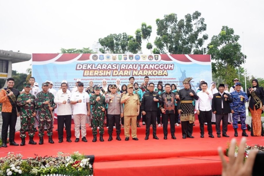 Sinergitas Seluruh Pihak Diperkuat, Plt Gubri Optimis Tekan Peredaran Narkoba di Riau