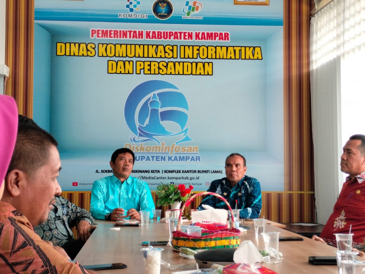 Diskominfo Mukomuko Sharing Informasi dengan Diskominfo Kampar