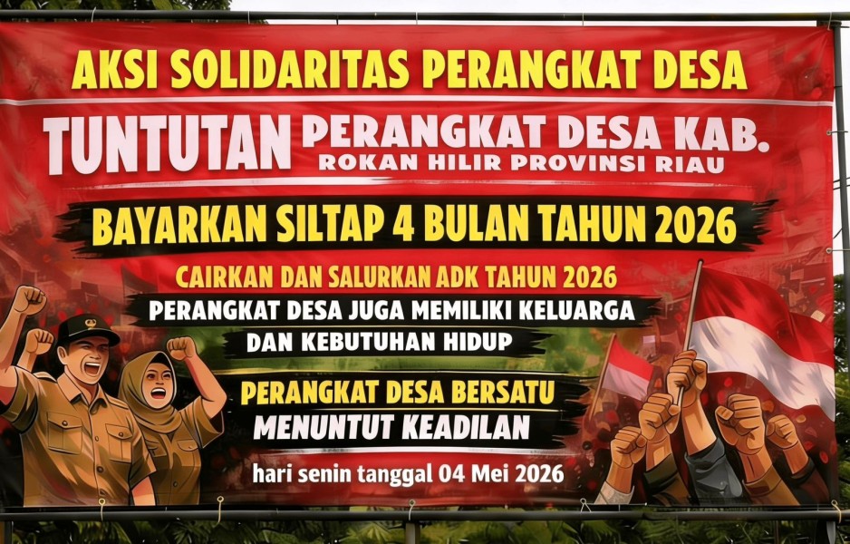 Belum Terima Siltap 4 Bulan, PPDI Rokan Hilir Rencanakan Aksi Solidaritas Menuntut Keadilan