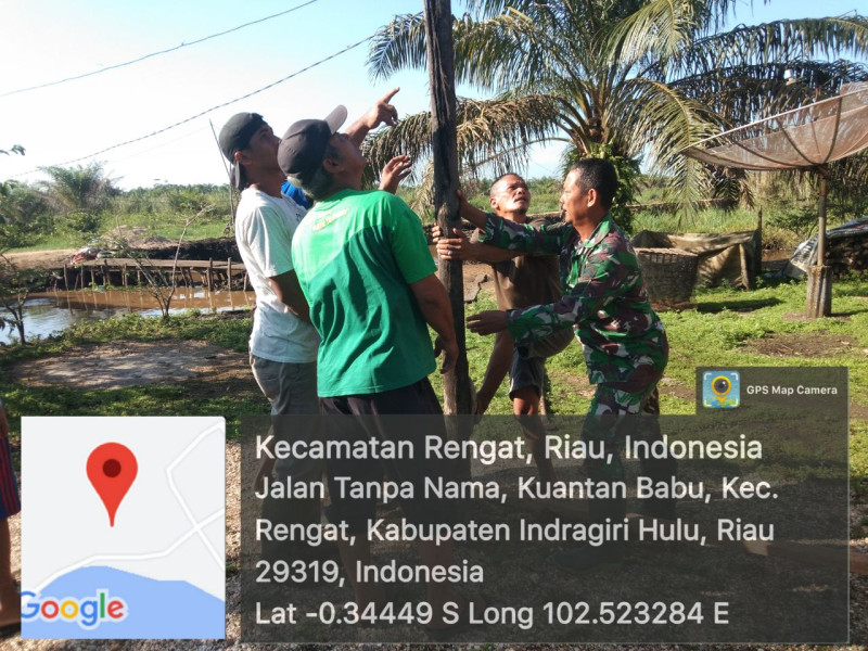 Jalin Hubungan Baik, Babinsa Dengan Warga Binaannya Sudah Biasa Saling Bantu Kesuksesan Hajatan