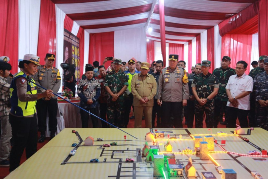 Jelang Nataru, Gubri Edy Nasution Cek Kesiapan Posko Pengamanan Operasi Lilin Lancang Kuning