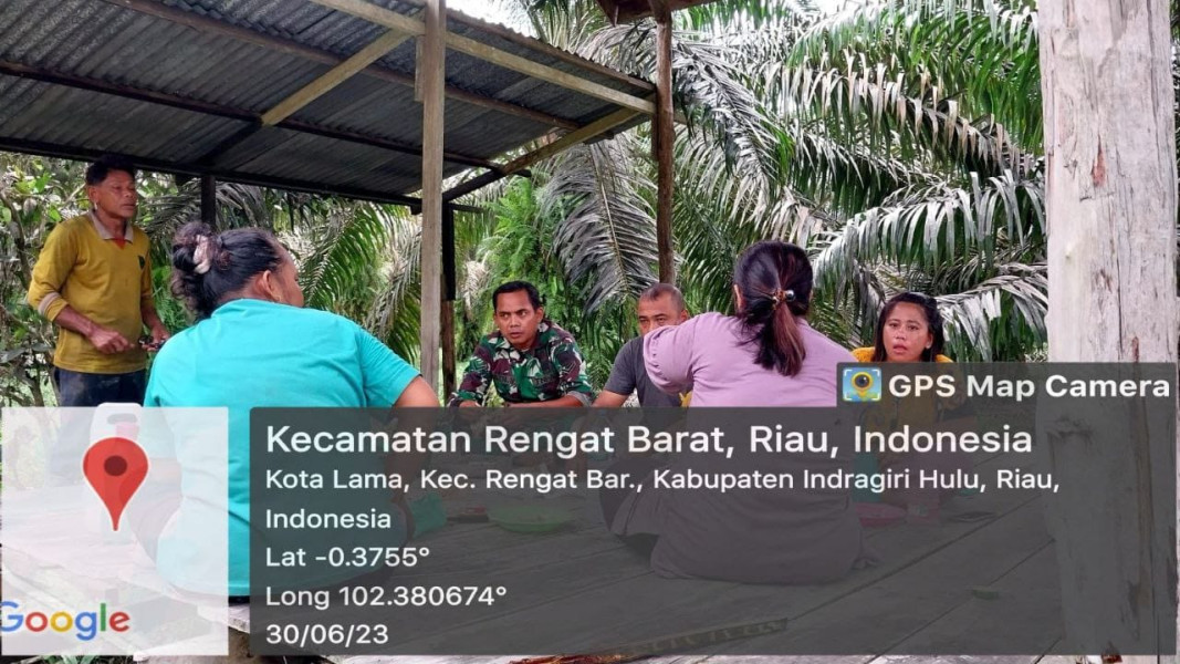 Agar Selalu Dekat dan Akrab, Babinsa Tetap Jalin Silaturahmi Dengan Warga Binaan