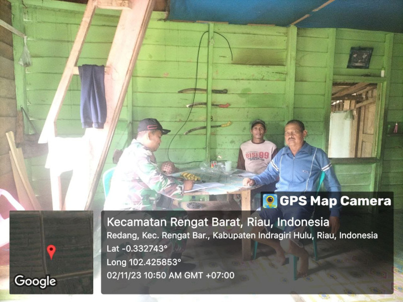 Serbuan Teritorial Bersama Desa Binaan, Koramil 01/Rengat Ke Desa Redang